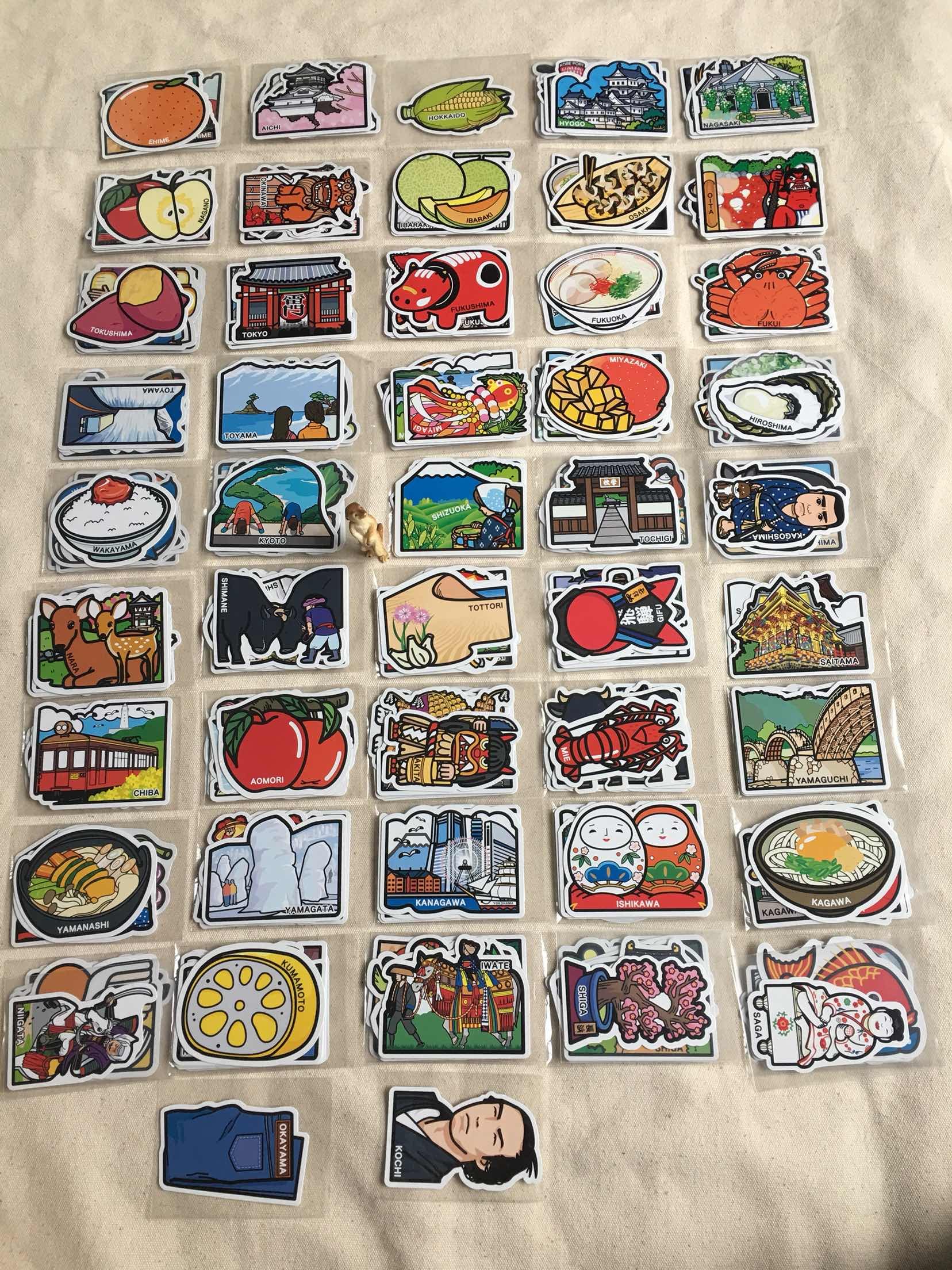 Japanese gotochi shaped postcard mini card small card mini card new spot