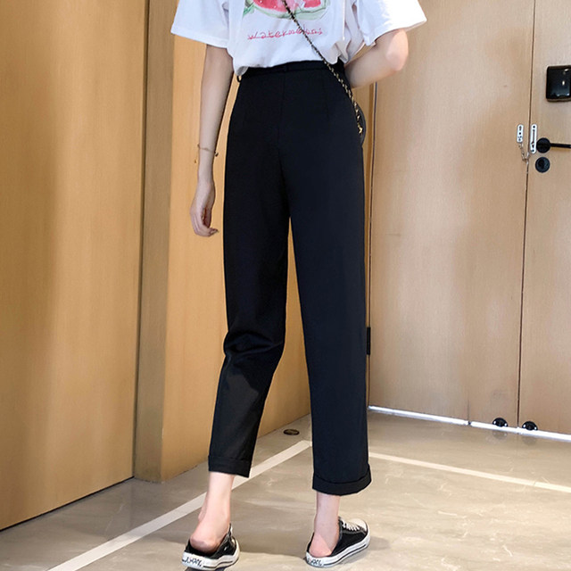 Deep Yidu 2022 spring new women's clothing spring and autumn fashion boutique casual suit trousers 12634 FK-W