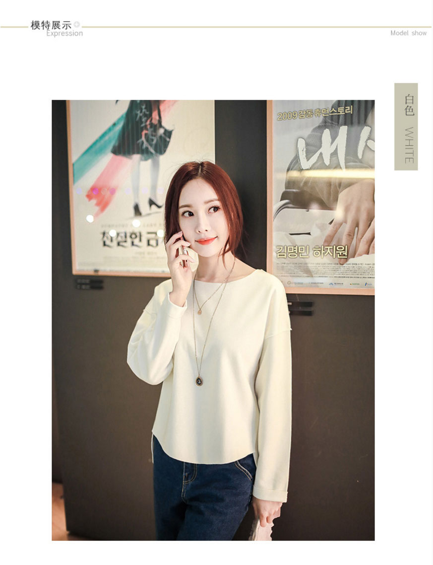 Phụ thuộc sâu sắc 2018 Mùa xuân mới Kích thước lớn Phụ nữ mùa xuân và mùa thu Mặc áo dài tay mùa xuân Áo phông Joker cao cổ 8213 áo phông đen nữ