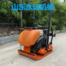 Машина 小型汽油平板夯水稳沥青夯实机河堤护坡夯土工地回填振动打夯机