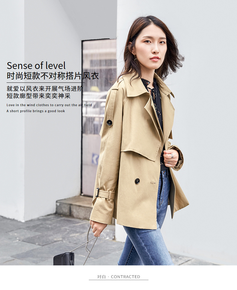 Trench pour femme en Coton - Ref 3228241 Image 12