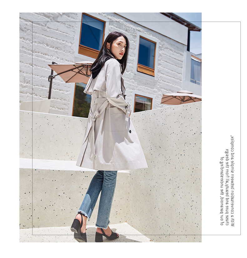 Trench pour femme en Coton - Ref 3226456 Image 30