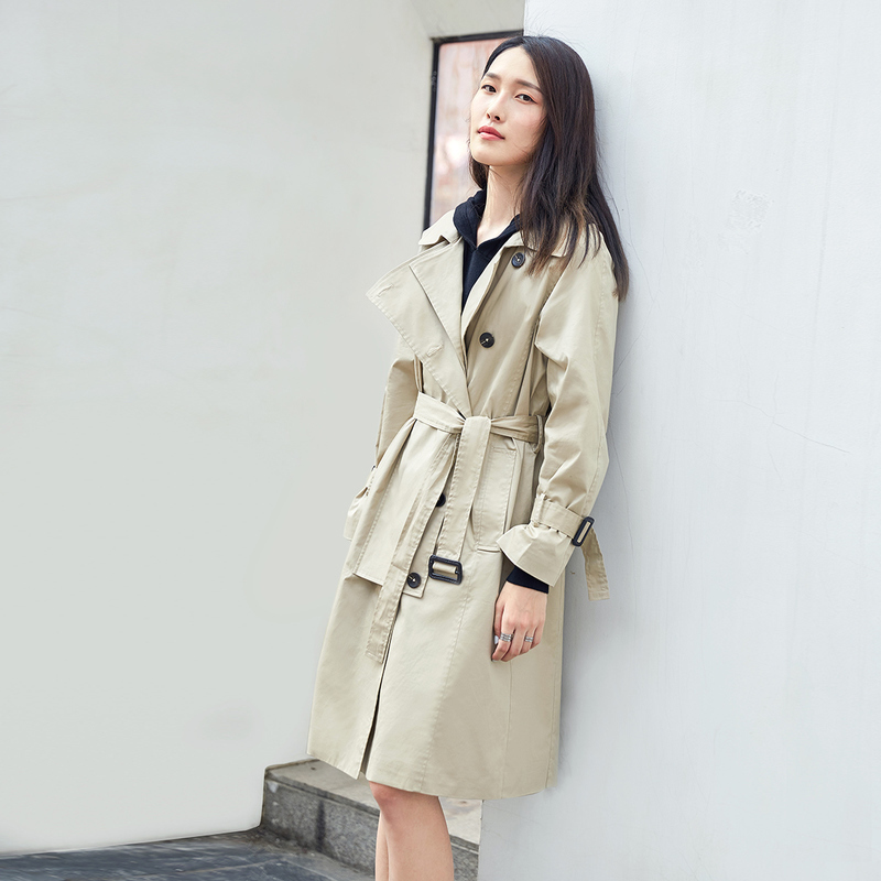 Trench pour femme en Coton - Ref 3227681 Image 3