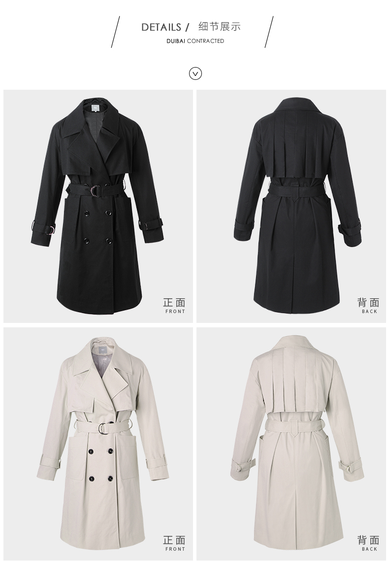 Trench pour femme en Coton - Ref 3226456 Image 32