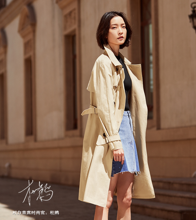 Trench pour femme en Coton - Ref 3225638 Image 8