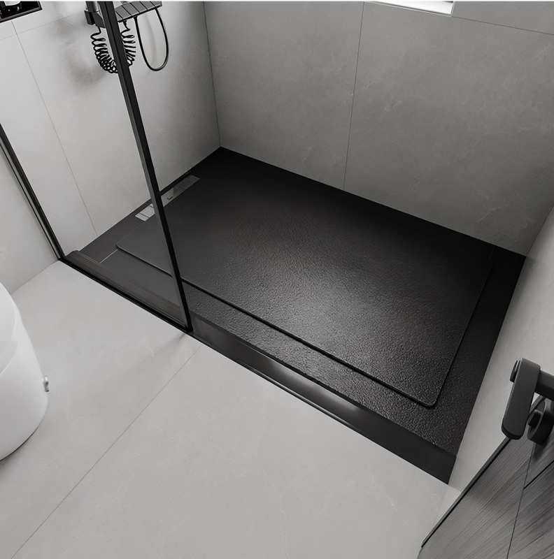 Sunken Shower Room Floor Stone Bathroom Non-Slip Stepping Stone Toilet Slate Shower Room Base