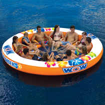 American WOW water inflatable sofa swimming pool playing water toy water inflatable drag ring magic carpet air cushion