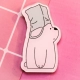 Mỹ Chúng tôi Bare Bears Chúng tôi Gấu Gấu acrylic Trâm Grizzly Badge Panda Panda Ngực ghim cài áo vest nam