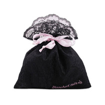 Cashier bag Spice Delight Small Accessories Lace Lace Black Draw Cord Lace Erotic Accessories