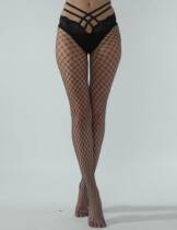 Big Code Fishing Nets Socks Silk Socks Women Ins Tide Thin sexy online socks Black jk lace grid Summer Spice Girls Net