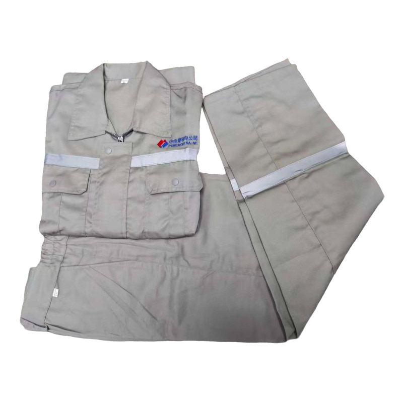 New Reflective and Wear-Resistant Nuclear Power Workwear Set with Logo from China Electric Power Construction Nuclear Power Company