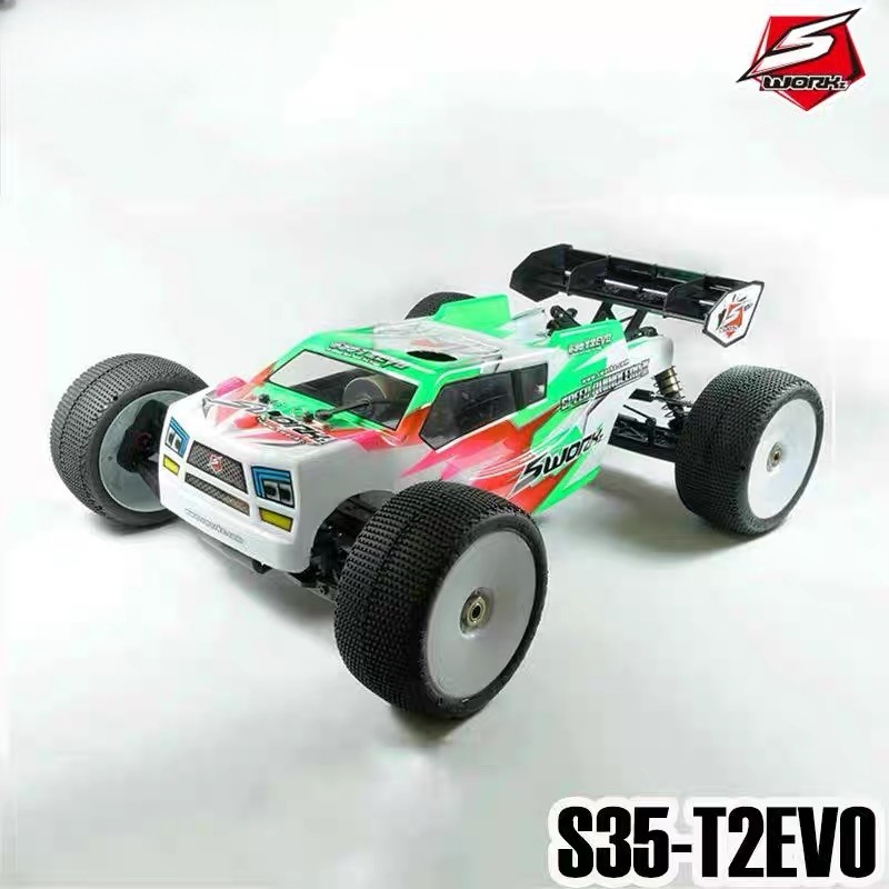 Комплект стойки для внедорожника SWORKZ 2025 S35-T2EVO 1/8 с масляным приводом для соревнований SW-910043