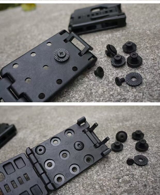 Clip thắt lưng giải phóng nhanh đa chức năng ngoài trời / clip quay lại với K vỏ / công cụ bao kiếm / dao cắt / đèn pin / EDC - Công cụ Knift / công cụ đa mục đích bộ dao đa năng