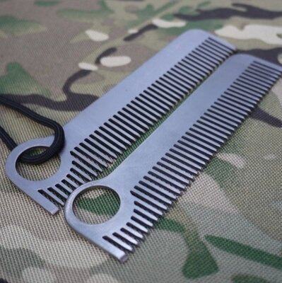 Stainless Steel Tactical Head Comb High Strength Comb men and women apply EDCGEAR Anti-Body Accessories Tactical Comb