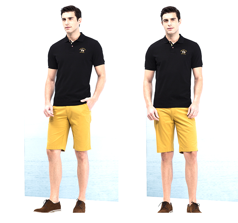 Ya Tao POLO áo sơ mi cotton cotton mùa hè tay ngắn màu rắn Paul áo thun nam cotton sơ mi nửa tay polo áo