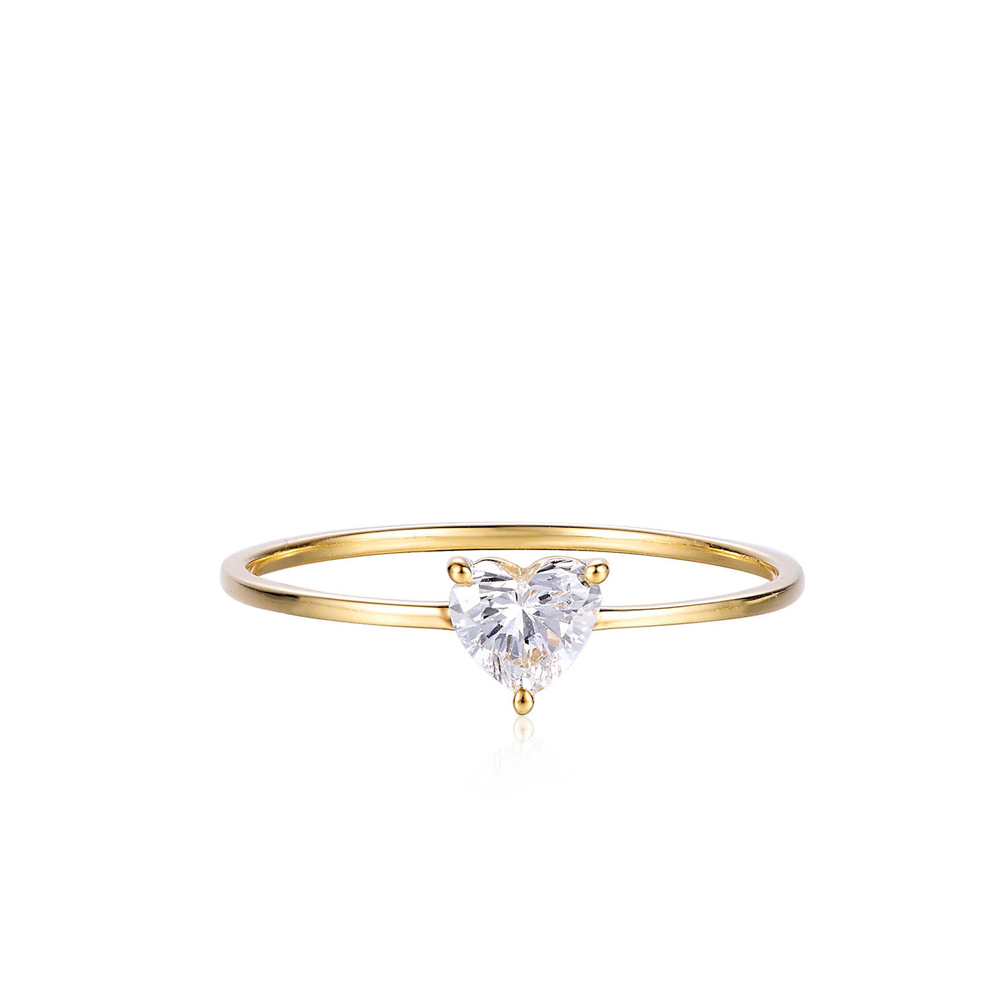 Кольцо You Jin Xi сердце 0.3ct размер 10