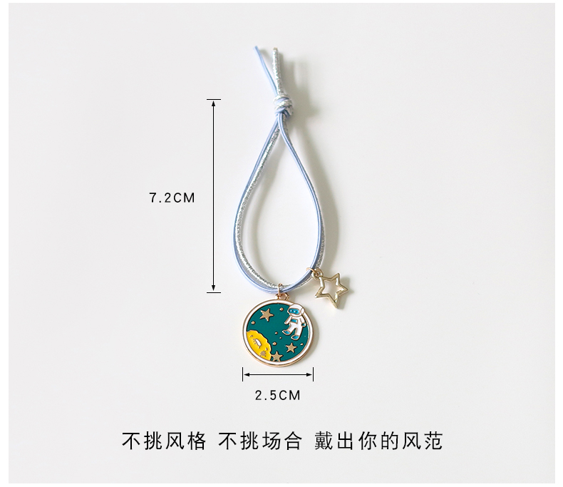 Dây đeo bằng cao su đầy sao - Vòng đeo tay Clasp vòng bạc nữ