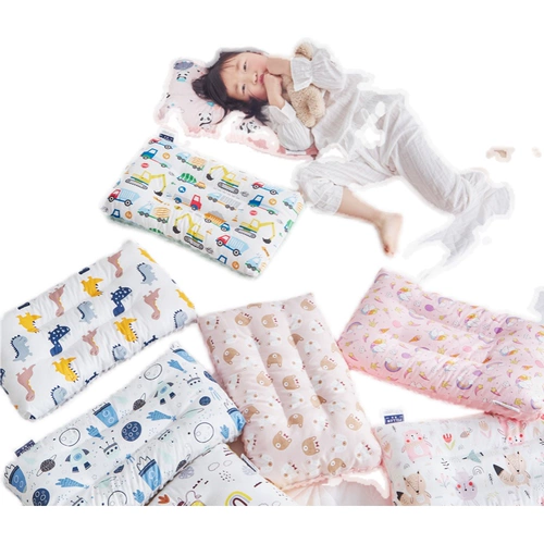 Детская хлопковая подушка для школьников для детского сада, 1 лет