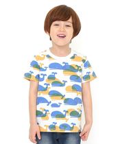 Fange childrens clothing daily list childrens style exquisite marine print short-sleeved T-shirt parent-child style