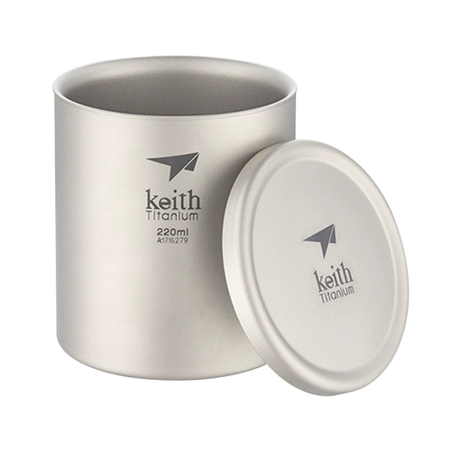 Kais Outdoor Pure Titanium Cup Keith Titanium Cup Cump Cump Cump Cump Cump Combe Cupe Portable Cloing Titanium Cup Cup