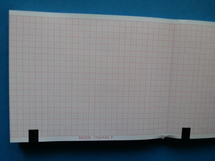 Accessories Fukuda Six Guided electrographics machines Form 110mm * 140mm-20m electrocardiogram recording paper-Taobao