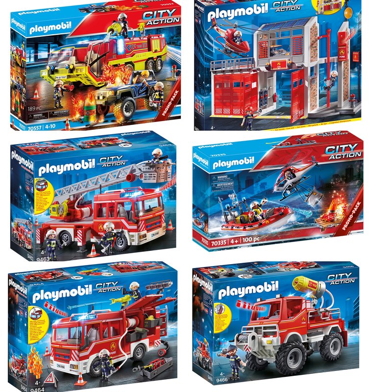 [Authorized Dealer] Playmobil World 9464 Fire Truck 9463 Ladder 9462 Fire Station