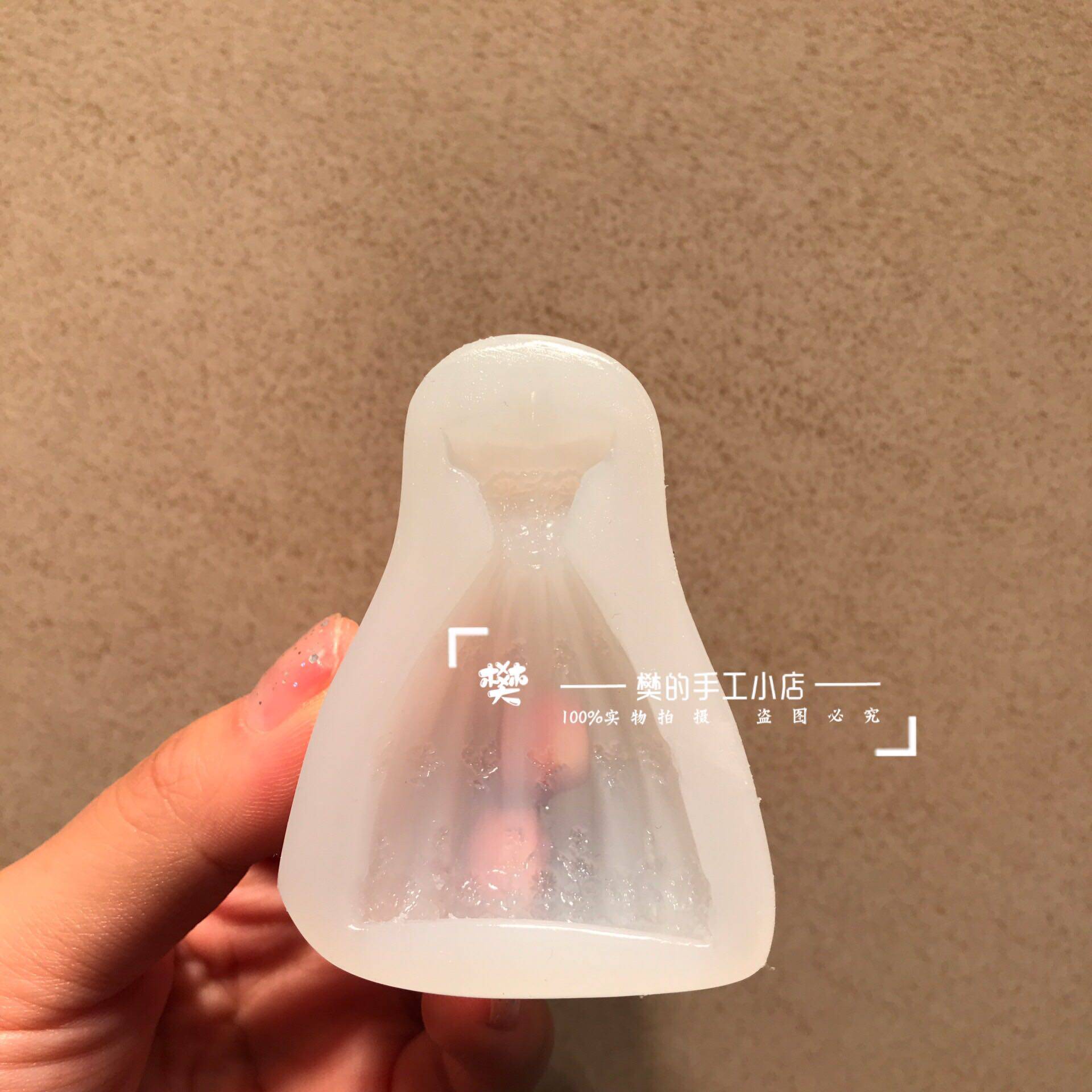 Mirror Crystal Glue Mold Silicone Mold Silicone Mold Creativity Fluffy Skirt DIY Cell Phone Protection Shell Patch Ornament Accessories Tool