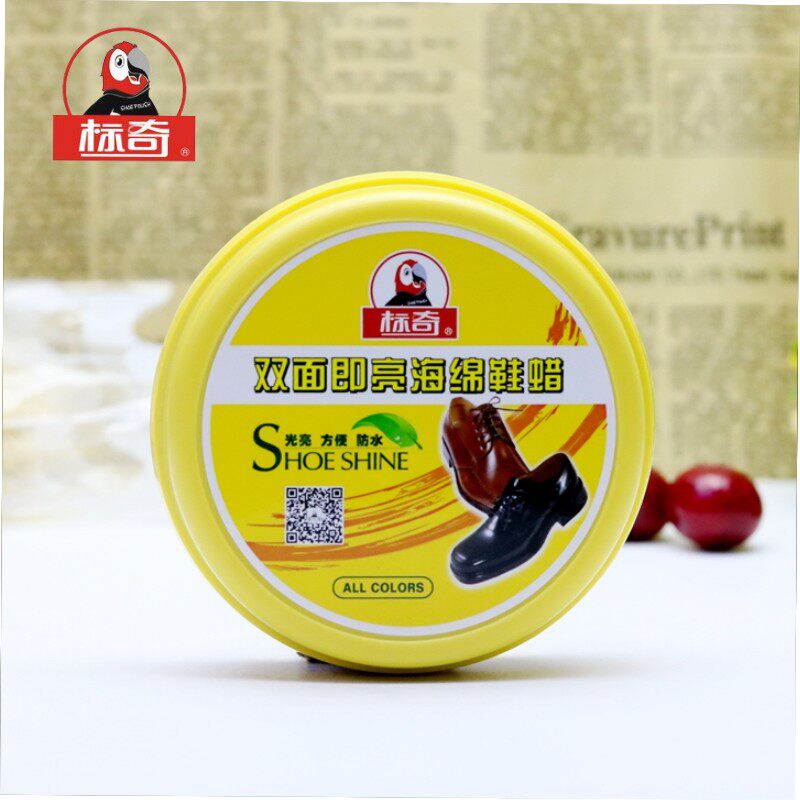 Petch double sided sponge shoe wax i.e. bright and colourless shoes oil leather clothing leather jacket oil Upper light wax 
