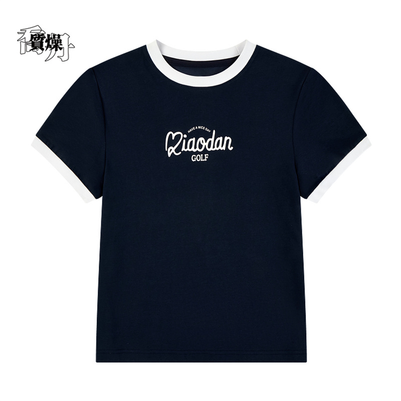 Jordan Knitted Short Sleeve T-Shirt for Women 2026 Summer Luck Sweat-Absorbing Slim Fit Sports Short Sleeve Qdlhs2262198