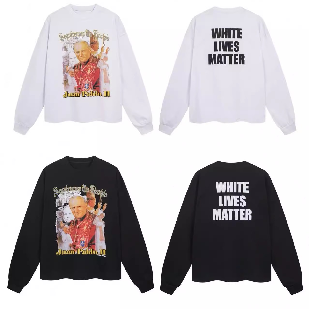 Yzy white lives matter Tシャツ　サイズ1 YEEZY / WHite Lives Matter Longsleeve Tee 