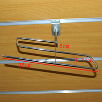 Slot board Universal board Roller skates Roller skates Square tube hook Roller skating speed skating shoes bracket display rack Shoe shelf