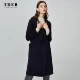 TDEB2020 mùa xuân mới của phụ nữ áo khoác cashmere hai mặt dày giữa thời trang áo khoác len phổ biến - Trung bình và dài Coat