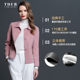 2024 Spring Short Double-sided Cashmere Coat Women's Long Sleeve Slim Simple Solid Colour of Genuine Wool Coat