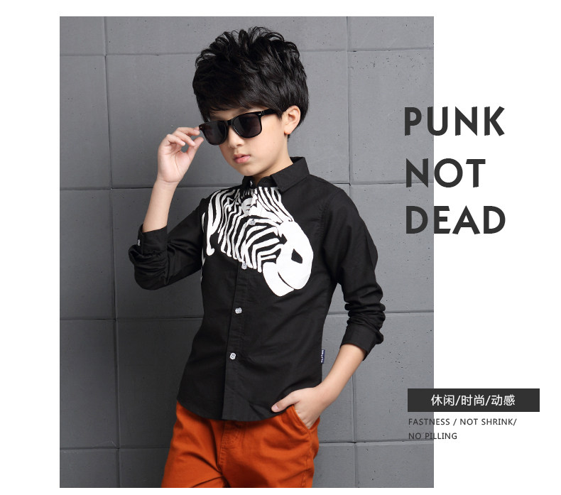 Chemise garcon à manche longue - Ref 2073853 Image 41