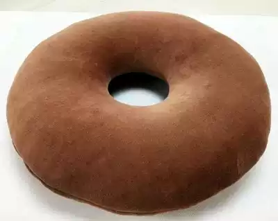 Circular cushion low-elastic cotton health care plastic anal pad postpartum pain relief pad hollow pad export Japan original single