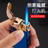 Мужская металлическая ветрозащитная креативная зажигалка, популярно в интернете, делается под заказ