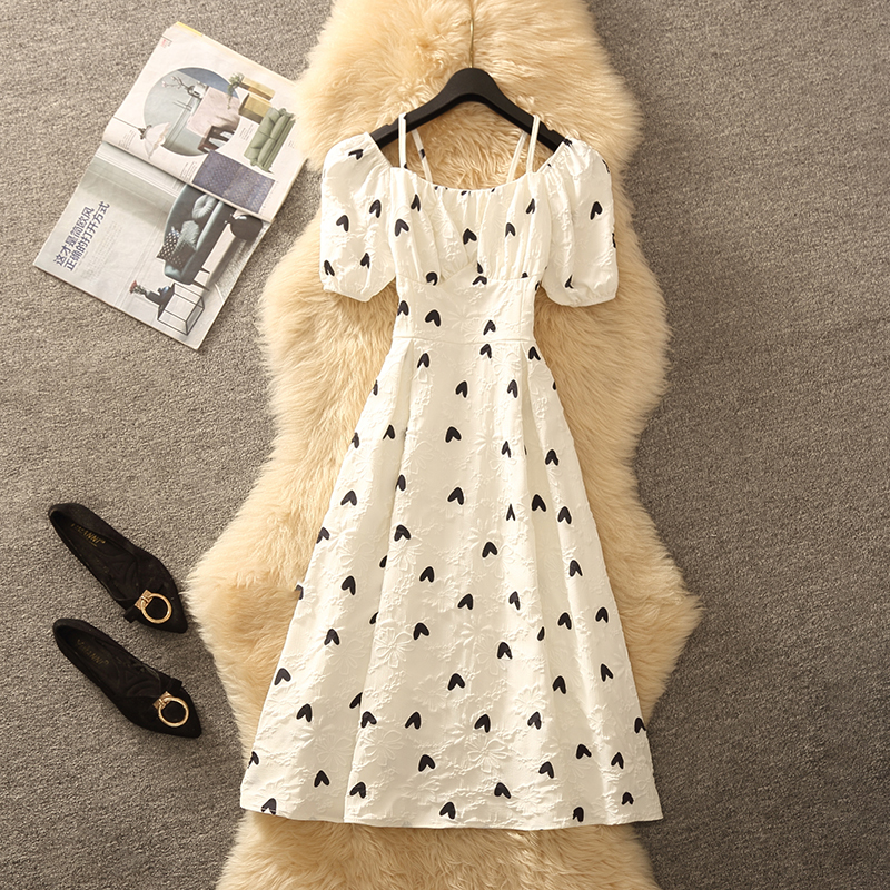 French-Style Suspender Dress for Women, New Summer Style, Covers the Belly, Reduces Age, Looks Slim, Elegant and Stylish, Mid-Length Casual Dress French-Style Suspender Dress for Women, New Summer Style, Covers the Belly, Reduces Age, Looks Slim, Elegant and Stylish, Mid-Length Casual Dress