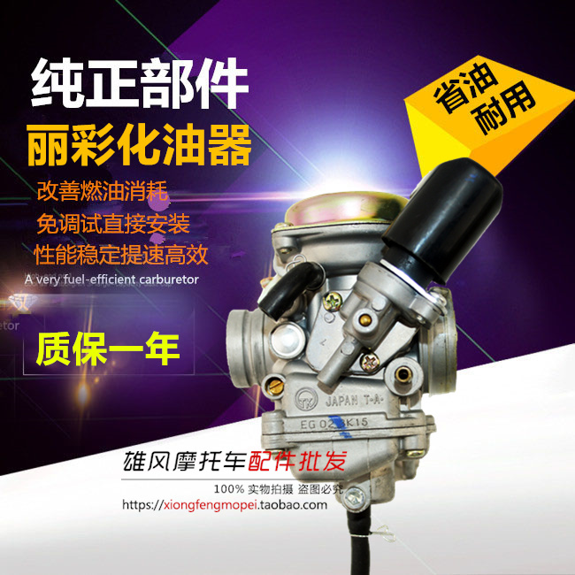 Suitable for Qingqi Suzuki QS125T-2 Li Cai QS100T Yun Cai 100 Country two pedal locomotive carburetor