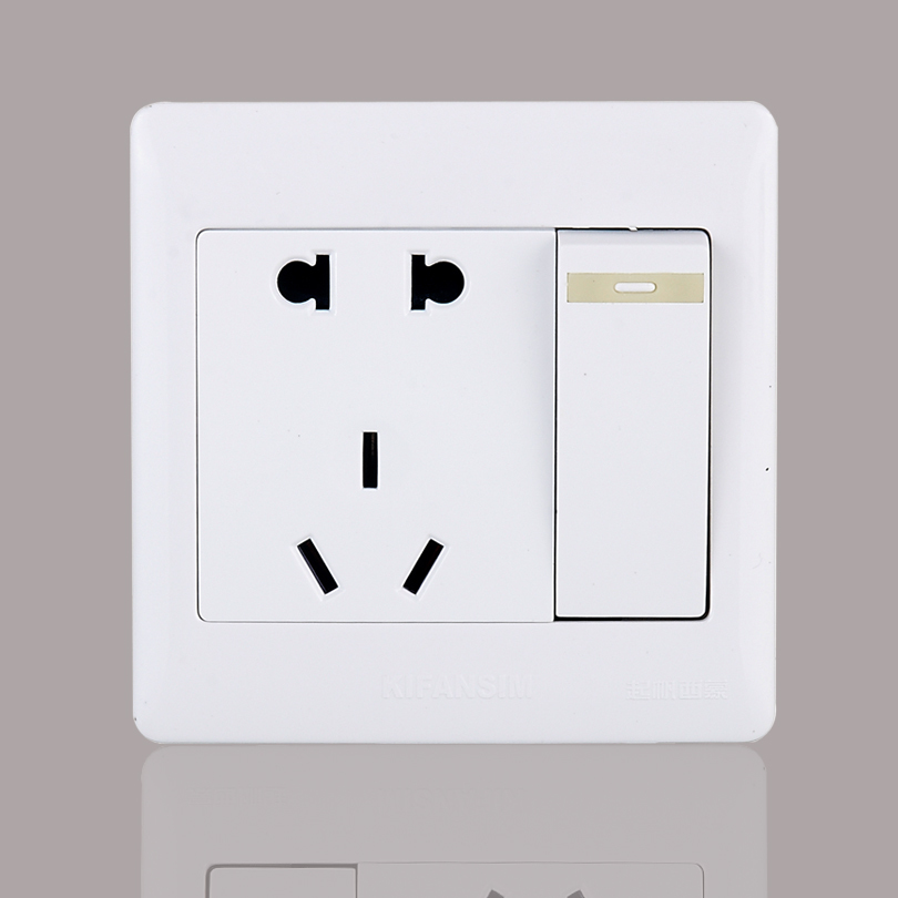 KIFANSIM starting sail Simon K5 0 series open double cut switch with five holes (23 holes) socket