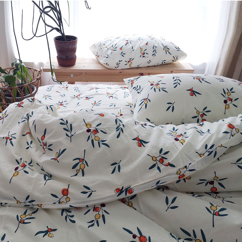 Clearance handling micro-cotton sheets bed hats pillowcase double quilt cover 1 5m1 8m student dormitory 1 2m