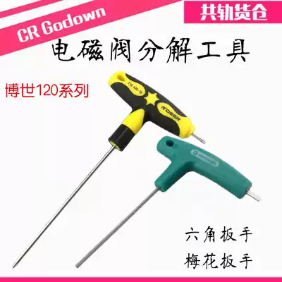 Bosch injector solenoid valve decomposition solenoid valve inner hole screw removal tool Plum blossom hexagon