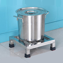 Customized stainless steel floor pad high storage rack moisture-proof rack single-layer shelf vegetable rack partition rack one floor