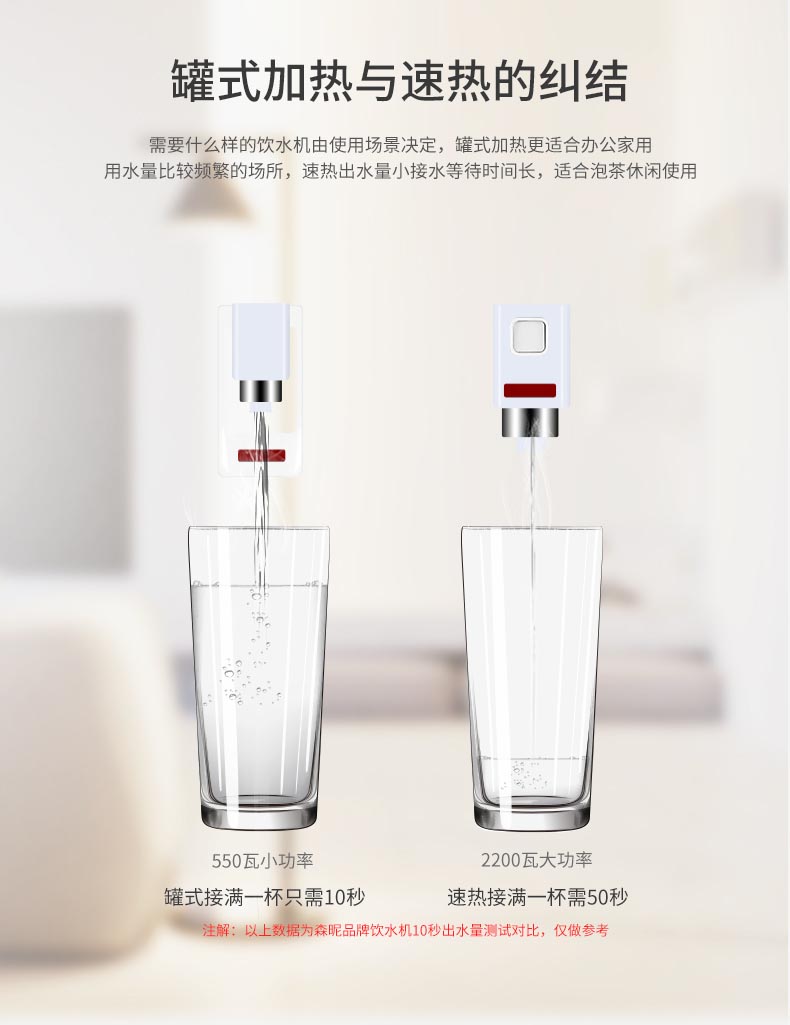 bộ lọc nước Bình đựng nước Mori dưới xô dọc văn phòng người uống hộ gia đình nóng lạnh loại máy pha trà nhỏ tự động - Nước quả bình lọc nước uống