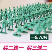 World War II soldier sand table scene doll soldier model Military childrens educational toy Soldier set gift