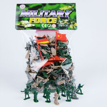 Post-80s classic nostalgic World War II soldier model toy 1:72 environmental protection soldier doll boy gift