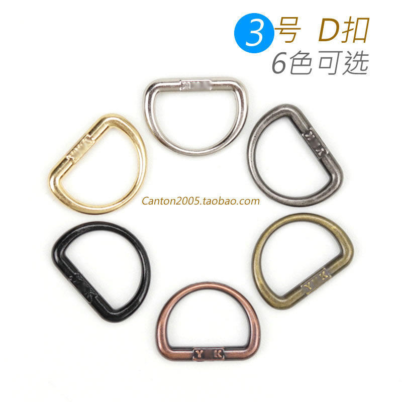 Japan No. 3 pull head special metal D Buckle D Buckle D Buckle PH D10F 6 color optional