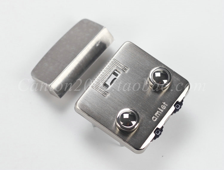 Thụy Sĩ Amiet Túi xách nam Khóa hành lý Khóa da 2 Khóa Z52712.224 Lắp ráp trong nước - Phụ kiện hành lý túi bọc vali trong suốt