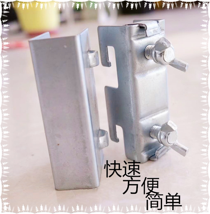 Truss buckles for quick installation of the deity