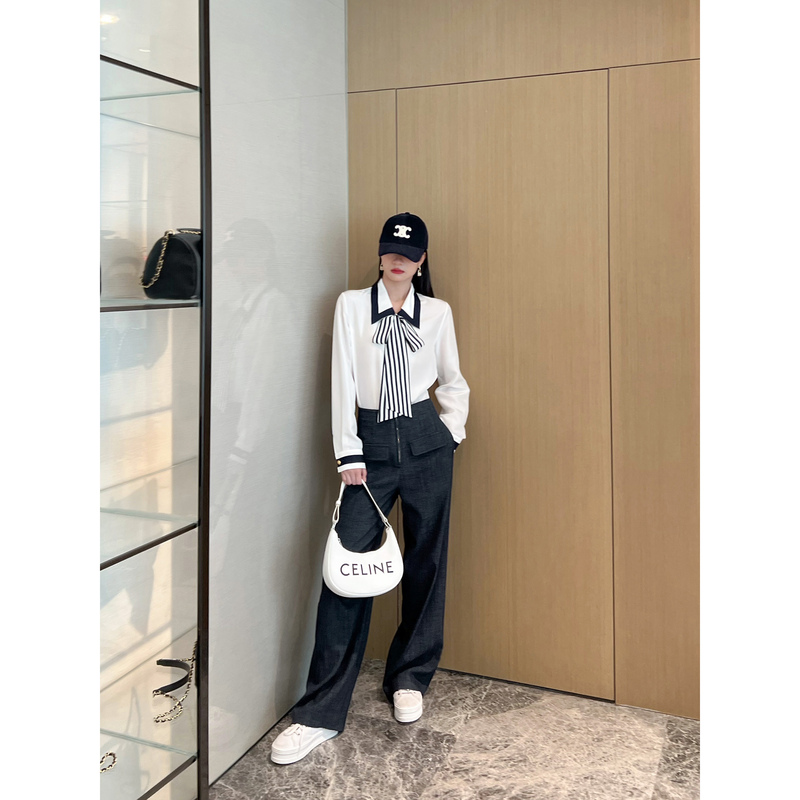 Nancycavally Comes with Built-In Photoshop Leg Slimming Effect, Imported Lenzing Tencel/Acetic Acid, Draping and Elegant Wide-Leg Pants with a High Waist