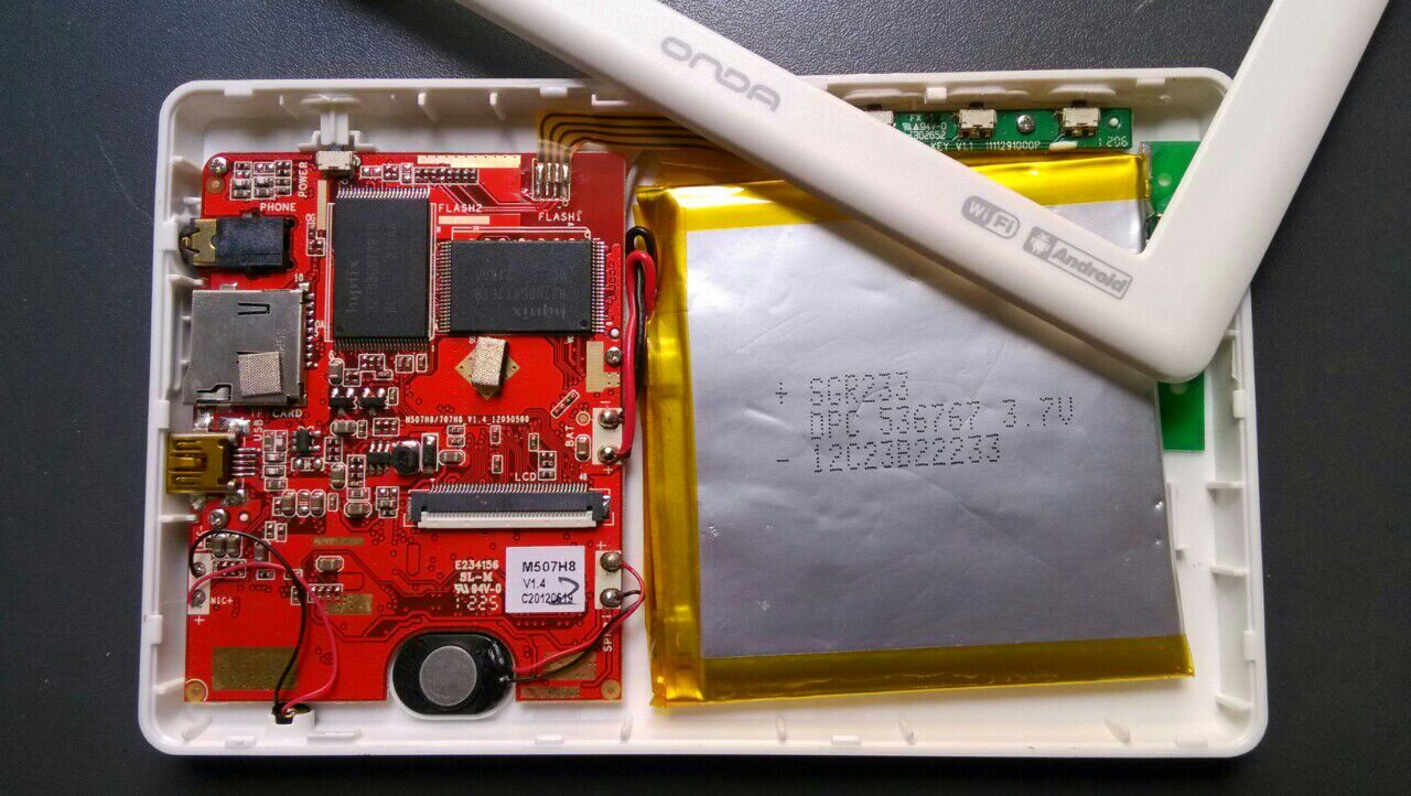 OndaONDA VX580W standard version 8G main board 5 inch LCD screen housing horn battery